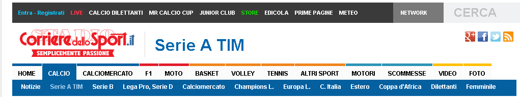 giovedì 05 febbraio 2015 Serie A Inter, Campagnaro sempre in dubbio Poche possibilità per Mancini di recuperare il difensore per la sfida contro il