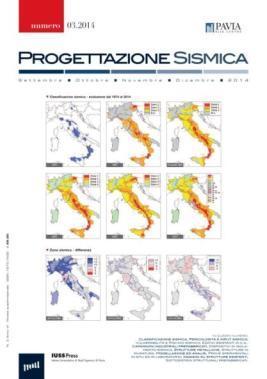 Progettazione Sismica Rivista quadrimestrale - Tiratura: 2500 copies (numeri speciali: 5000 copies) La rivista Progettazione Sismica, dedicata ai diversi aspetti di questa disciplina, pone speciale