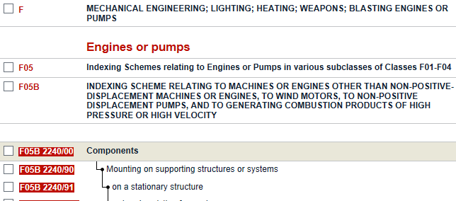 Altre Classificazioni pertinenti F05B2240/9113 F05B2240/9113 = schemi di indicizzazione relativi a macchine o motori differenti da macchine o motori a dislocamento non-positivo, generatori eolici,