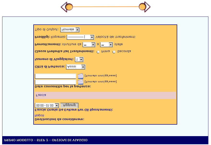 ALGORITMI PER LA PIANIFICAZIONE DI ITINERARI SU WEB successivo anticipato; un soggiorno da 7 notti potrebbe inoltre costare uguale o meno di uno da 6, per le promozioni sulle permanenze settimanali