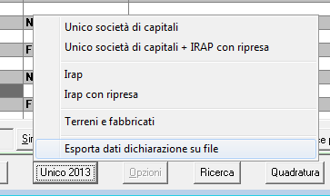 Bollettino 5.30.1E - 35 - con le procedure dichiarative 2013 (anno fiscale 2012) saranno ripresi i movimenti dell anno 2012; ai fini delle imposte dirette l esercizio sarà considerato sempre unitario.