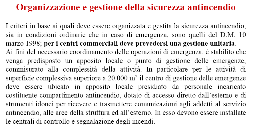 Gestione della sicurezza