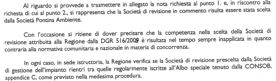 desistere, condotta che forse avrebbe aperto le porte ad una diversa valutazione. La risposta di Altissimi è lapidaria: ASCENZO: ALTISSIMI:.