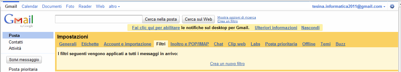 utilizzare la posta di Gmail nella propria azienda; Concedi l'accesso al tuo account Aggiungi un altro account: cliccando su questo comando è possibile