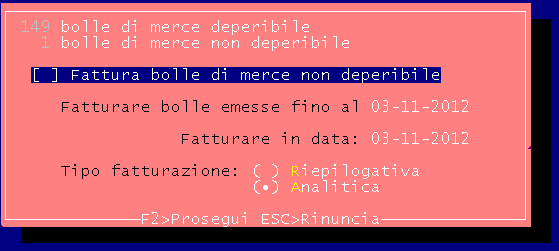 Principali variazioni Merce Deperibile I documenti vengono ora registrati con l impostazione Dperibile/NonDeperibile per poter condizionare la dicitura del pagamento (30/60 giorni) in calce ai