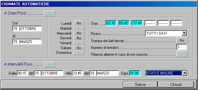 Attraverso la stessa procedura dei sinottici è possibile creare delle tabelle personalizzate che raccolgano tutti i dati di un impianto, organizzate nella forma più intuitiva possibile.