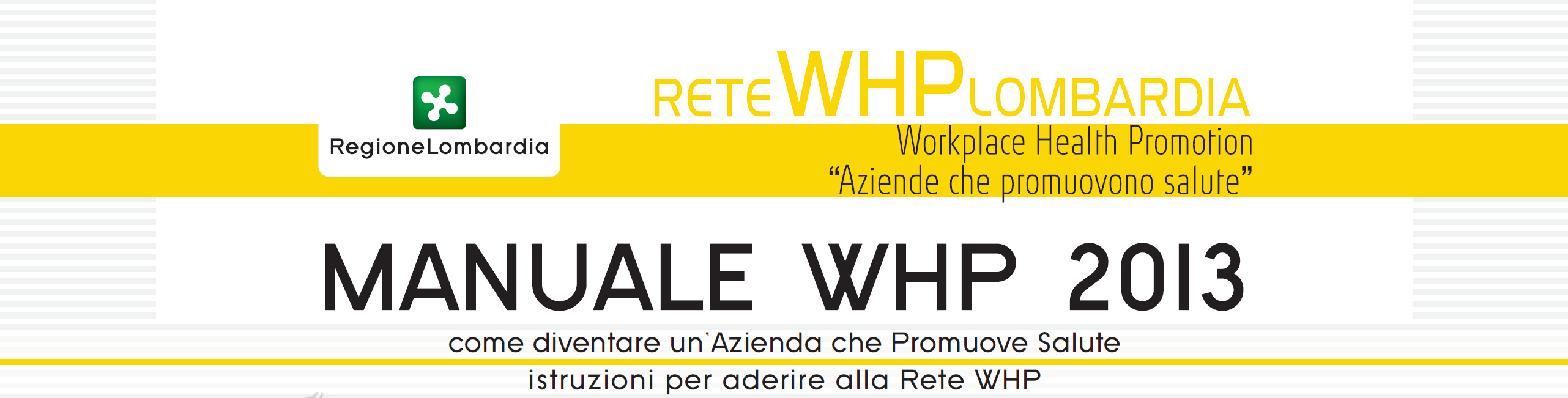 MANUALE WHP 2014 Come aderire alla