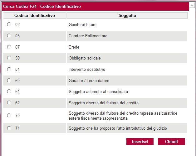 DATI CONTRIBUENTE e DOMICILIO FISCALE L inserimento di tali dati è obbligatorio.