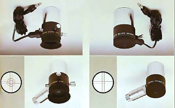 La guida fuori asse Questo dispositivo tramite uno specchietto inclinato devia una piccola parte della luce raccolta dal telescopio verso un oculare dotato di reticolo illuminato, utile per centrare