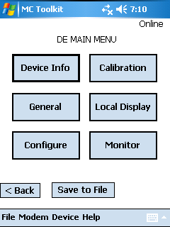 6. Selezionare Upload (Carica). Nel riquadro QUICK MONITOR (Monitoraggio rapido) viene visualizzata una barra di avanzamento.