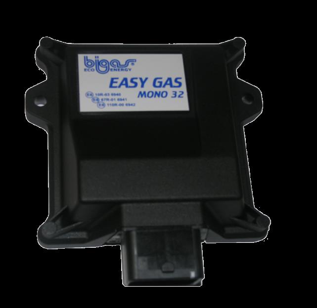 Centralina Easy Gas Disponibile in due versioni, con o senza OBD EASYGAS MONO 32 EASYGAS MONO 48 OBD VANTAGGI Piccole dimensioni e completo controllo dei parametri.