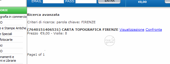 RICERCA AVANZATA SCEGLIERE LA CATEGORIA DI PRODOTTO E INSERIRE COME PAROLA CHIAVE IL IL TITOLO DELLA