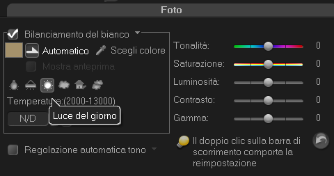 5 Se è stato selezionato Scegli colore, scegliere Mostra anteprima per visualizzare un'area di anteprima nel pannello Opzioni.