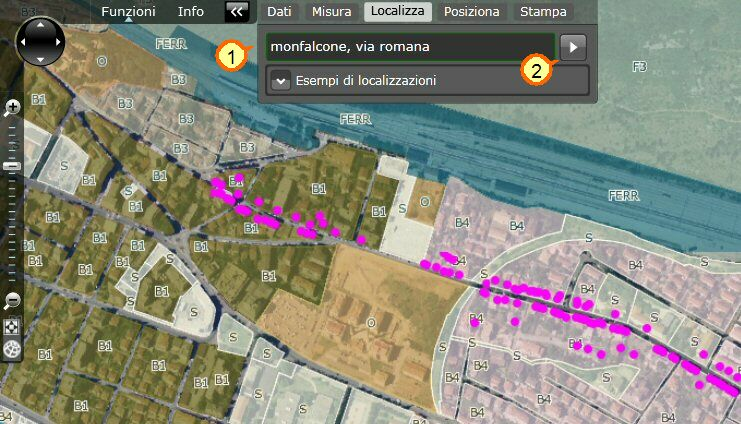 1 PRGEvo - manuale utente Misura area 1. selezionare il primo punto sulla mappa 2. selezionare i punti successivi 3. riselezionare il primo punto per chiudere il poligono oppure selezionare "Chiudi".