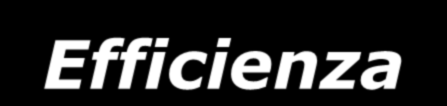 I DBMS GARANTISCONO EFFICIENZA f. Efficienza: le operazioni devono essere svolte in tempi accettabili per l utente (molto brevi!