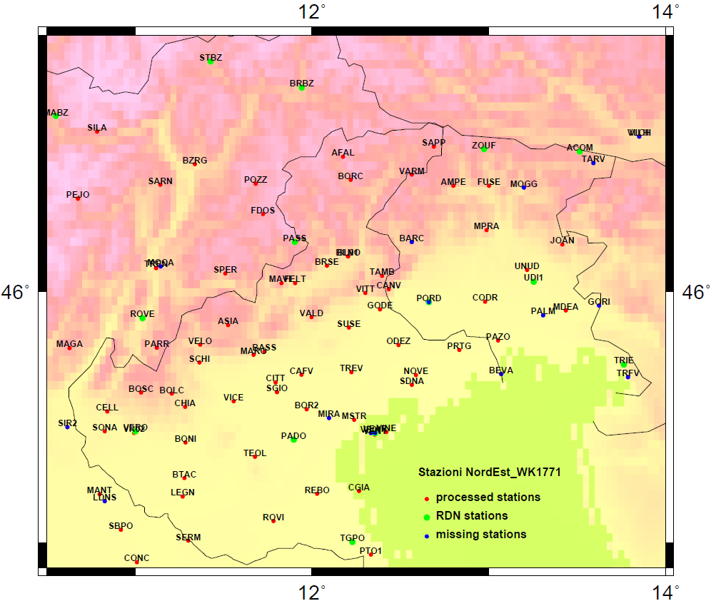 Fig.16 Stazioni Triveneto