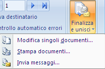 G. Pettarin ECDL Modulo 3: Word 116 Con il pulsante Anteprima risultati al posto dei campi unione sono visualizzate le informazioni contenute nella prima riga di dati.