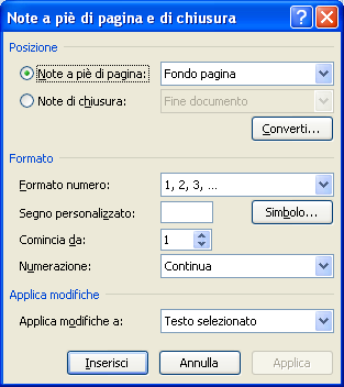 G. Pettarin ECDL Modulo 3: Word 133 Per modificare il testo di una nota fai un doppio clic in corrispondenza del rimando della nota da modificare.