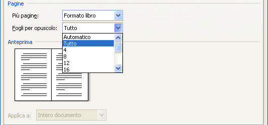 G. Pettarin ECDL Modulo 3: Word 16 Il Formato libro Se il numero delle pagine nel documento supera il numero delle pagine selezionate per un opuscolo, il documento verrà stampato in forma di più