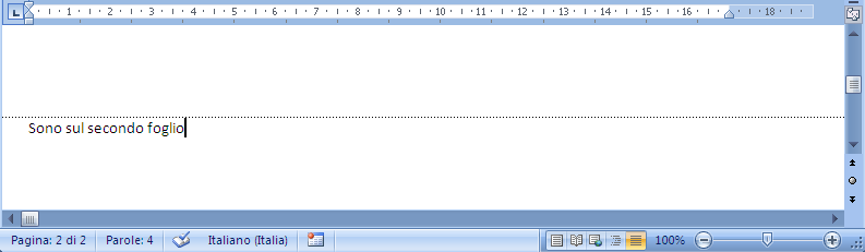 G. Pettarin ECDL Modulo 3: Word 25 Se vuoi cambiare pagina prima che il foglio termini, ad esempio perché hai concluso un argomento, basta che, nella scheda Inserisci, fai clic sul pulsante