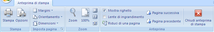 G. Pettarin ECDL Modulo 3: Word 41 Il documento è visualizzato in formato ridotto, in modo da vedere una pagina intera e il cursore appare con l aspetto di una lente di ingrandimento con un piccolo +