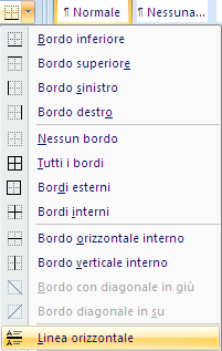 G. Pettarin ECDL Modulo 3: Word 78 I Motivi È anche possibile inserire una linea orizzontale come divisore tra i paragrafi.