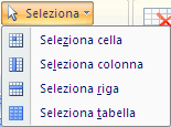 G. Pettarin ECDL Modulo 3: Word 90 Seleziona Una volta selezionata la riga, la colonna o l'intera tabella si può applicare la formattazione dei caratteri, paragrafi, ecc.