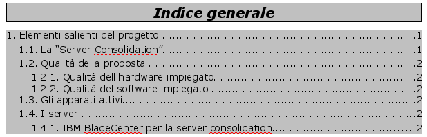 In figura 15 a pagina 19 è possibile osservare come, attraverso l'impiego corretto degli stili, è possibile cambiare la formattazione grafica di un documento.