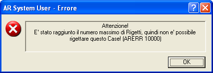 Selezionando un case dalla tabella dei case e premendo il link Lavora Case, si apre il case da lavorare.