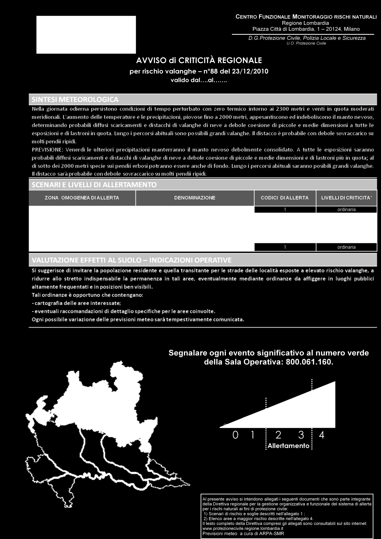 Allegato 3 Esempi di comunicati AVVI DI