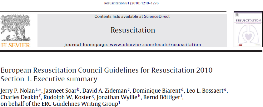 Use of ultrasound imaging during advanced life support ultrasound may be of use in assisting