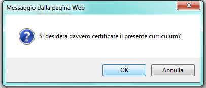 6.1.4.2 Visualizzazione CV del Lavoratore Attraverso l icona è possibile accedere alla sezione riguardante il Curriculum Vitae del Lavoratore.