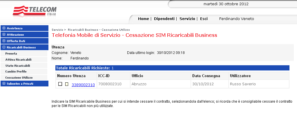 13. ricarica la sim ed effettua la prima chiamata per completare l attivazione in rete della sim 14.