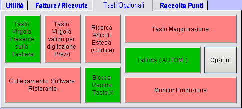 Offerte La sezione Offerte abilita o meno la visualizzazione e la successiva stampa del dettaglio relativo alle offerte speciali.