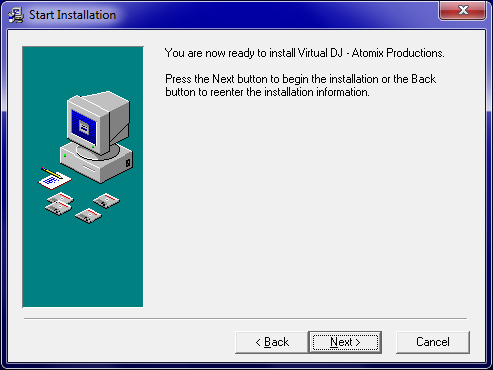 Installazione (PC) Con ll CD Inserire il CD-ROM di installazione di VirtualDJ nel lettore. L installazione del software si avvierà automaticamente.