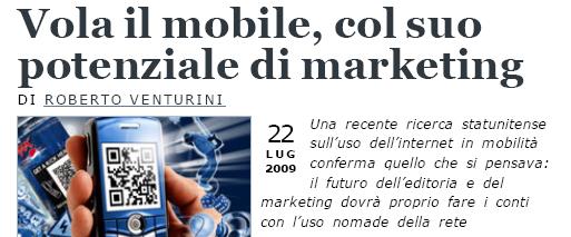 Nuove frontiere: mobile