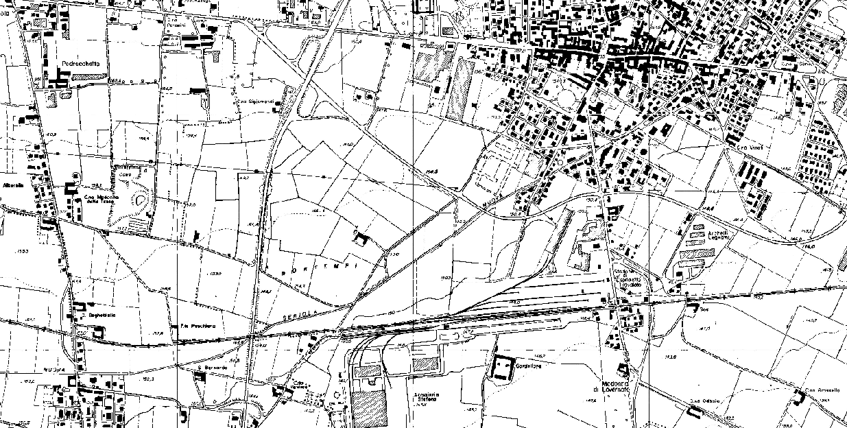 4.2 Il dimensionamento dell interporto La porzione di territorio a nostra disposizione si estende per circa 85 ettari su una superficie pianeggiante, con conformazione adeguata e senza particolari