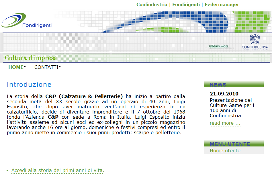 l impresa opera nel settore calzature e pelletterie nel caso in cui tu abbia scelto il percorso Short.