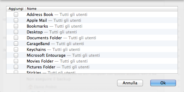 Selezionare manualmente i file nel software di backup per Windows Creare e modificare set di backup su Windows Selezionare automaticamente i file da sottoporre a backup su Mac Visualizzazione della