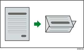 4 Modifica dei lavori Perforazione del documento stampato È possibile effettuare dei fori nelle pagine di un documento stampato.