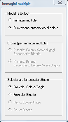 Capitolo 5 Rilevamento automatico di a colori o in bianco e nero Il colore del documento può essere rilevato automaticamente ed emesso a colori o in scala di grigi per i a colori e in bianco e nero