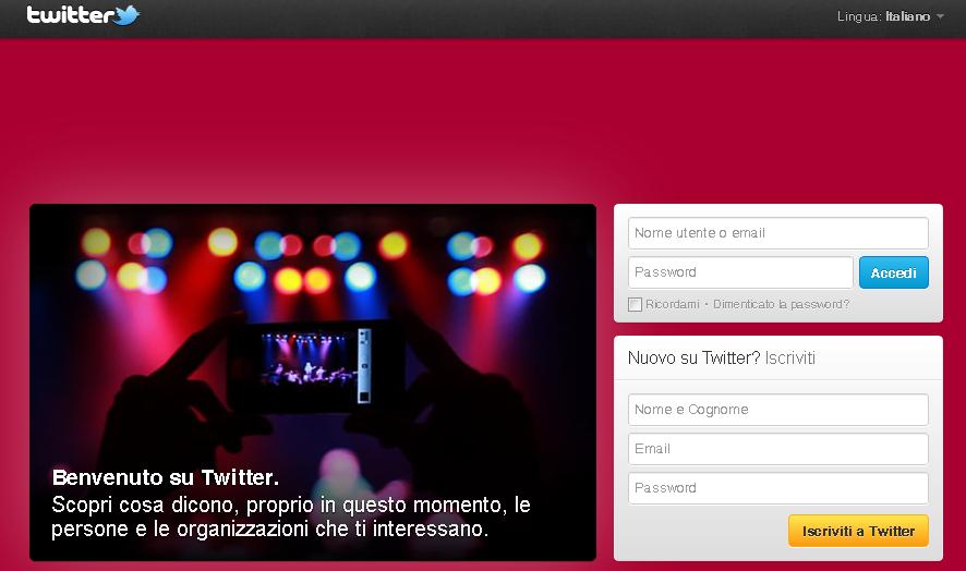 Cinguettio #2 - Come registrarsi a Twitter Registrarsi a Twitter è gratuito e