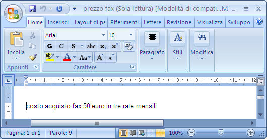 G. Pettarin ECDL Modulo 2: Sistema Operativo 157 La proprietà di Sola lettura Il file prezzo fax aperto con Word 2007 In particolare, se il file è aperto con Word 2003 o Word 2007, appare la scritta
