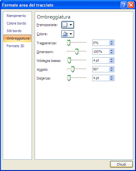 G. Pettarin ECDL Modulo 4: Excel 142 Opzioni dell ombreggiatura Si può specificare il tipo di ombreggiatura, il colore, la
