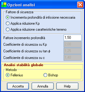 9 Menu Analisi Il menu attivato presenta le seguenti voci, che permettono di effettuare delle scelte prima dell avvio dell analisi: - Analisi, permette di avviare l analisi; - Opzioni analisi; -