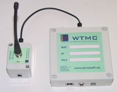 TecnoSoft s.r.l. WTLS2FL 13/15 I WTMC ed i Sensori Radio WTMC I WTMC sono i concentratori Ethernet che ricevono i dati via radio dai TempStick Radio o dai Radio Node con Sensore Intelligente.