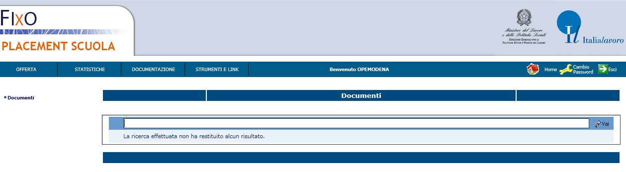 4.2 Documenti In quest area è possibile avere a disposizione gli strumenti metodologici e di supporto per la gestione dei servizi e per la fruizione della piattaforma.