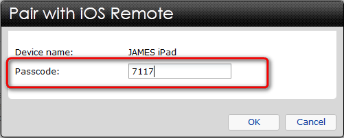 FASE 2 Aprire il Server itunes sul NAS e fare doppio clic sul nome del dispositivo mobile dall'elenco ios Remote.