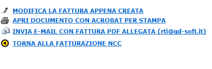 3 Dati generali della fattura ( tipo di pagamento, tipo di documento ) DETTAGLIATO : tutti i servizi espressi in fattura RIEPILOGATIVO : fatturazione riepilogativa