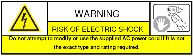 Safety Warnings and Cautions Please pay attention to the following warnings and cautions: Hazardous Voltage may be present:special measures and precautions must be taken when using this device.